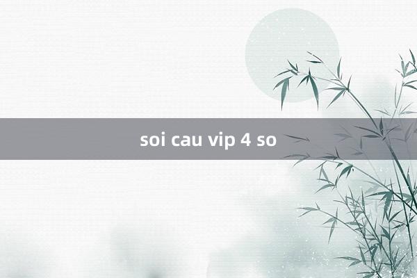 soi cau vip 4 so