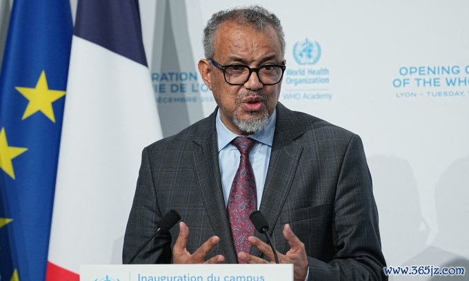 Tổng giám đốc WHO Tedros Ghebreyesus tại Lyon， Pháp， ngày 17/12. Ảnh: Reuters